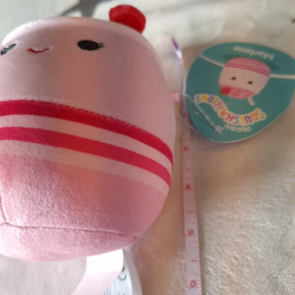 Squishmallow Food Marlene the Strawberry Cereal Scented 5 Inch Soft Plush Pink - Picture 8 of 8